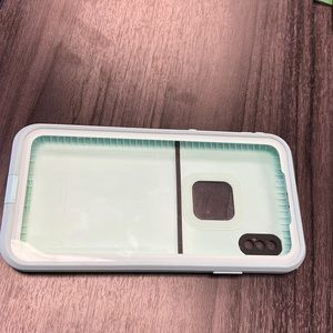 LIFEPROOF iPhone XS Max light aqua color phone case